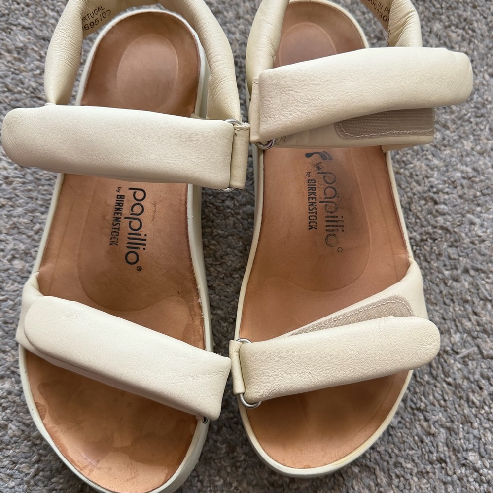 Papillio Cream Sandals